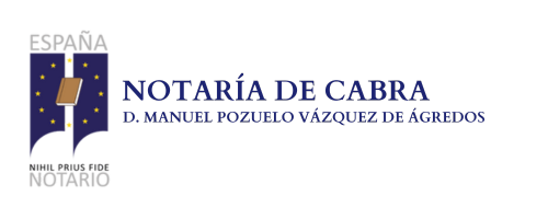 Logo Notaría de Don Manuel Pozuelo Vázquez de Ágredos